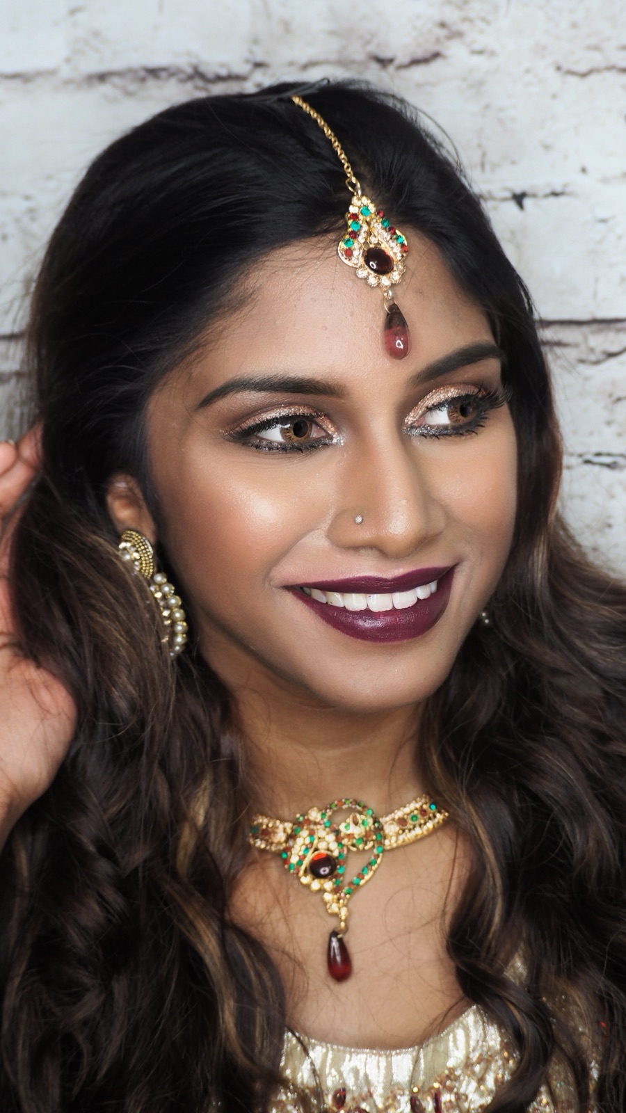 Indian bridal glam